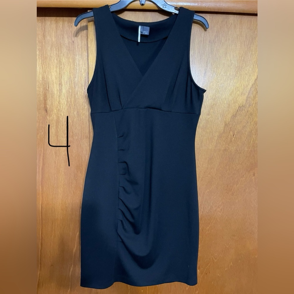 Sparkle & Fade size large black mini dress.